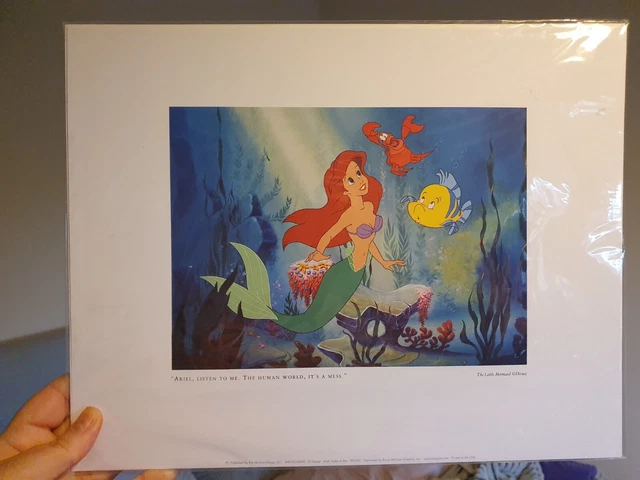 Little Mermaid movie still Art Print lithograph
