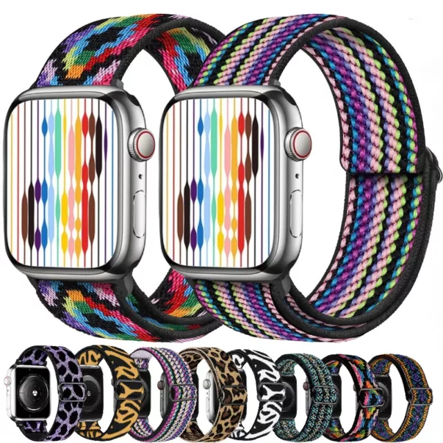 For Apple Watch Strap Nylon Band iWatch Series 9 8 7 6 5 4 3 SE 38 40 42 44 45mm