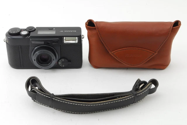 LCD Works【NEAR MINT+++／Case】Fuji Fujifilm KLASSE W Black Film Camera From JAPAN