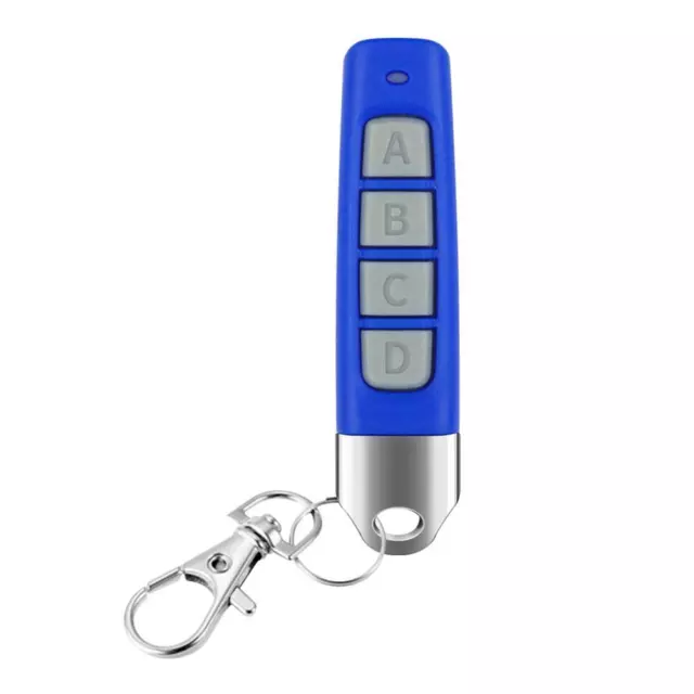 433MHz Cloning Code 4 Keys Garage Gate Door Copy Remote Control (1pc Blue)