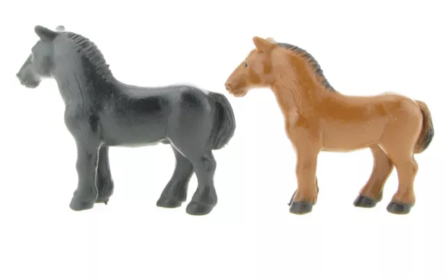 4x Schleich CLASSICS - Ackergaul Farm Horse Fohlen Pferd Schleichtier Animal 3