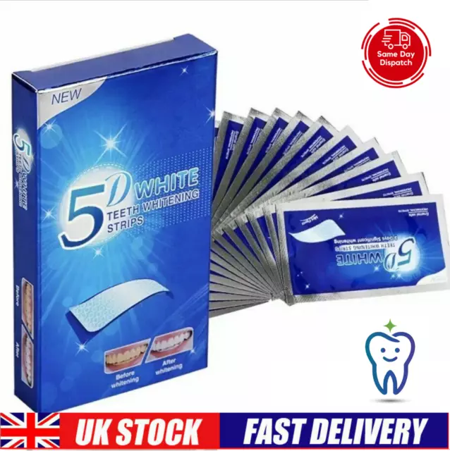 Teeth Whitening Strips Advanced 1 Weeks Supply Professional Tooth Bleaching Uk