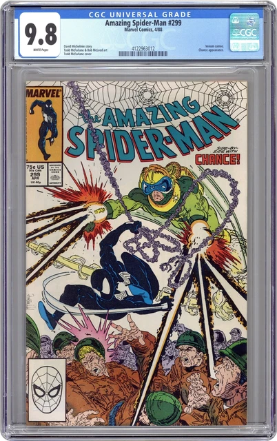 Amazing Spider-Man #299 CGC 9.8 1988 4122963012 1st app. Venom (cameo)