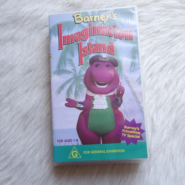 VINTAGE BARNEY IMAGINATION Island Vtg Barney Tv Show Vtg Dinosaur Tv