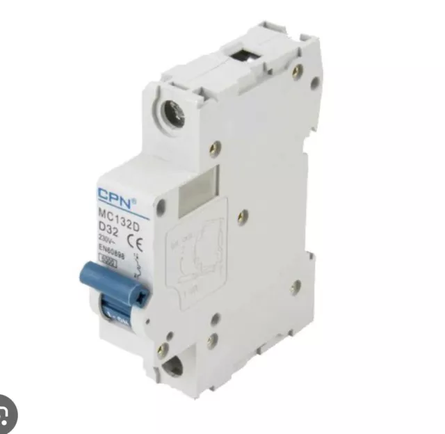 CUDIS CPN MC116D 16Amp Type D Single Pole 230V D16 Circuit Breaker MCB