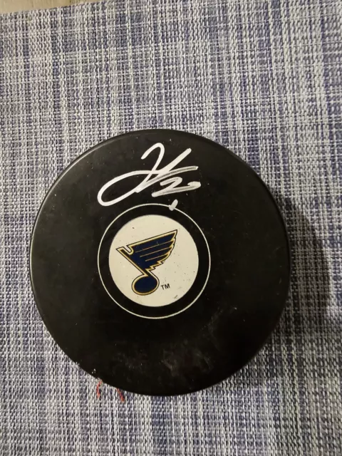 Oskar Sundqvist St. Louis Blues Autographed Blue Adidas Authentic Jersey  with 2019 Stanley Cup Final Patch