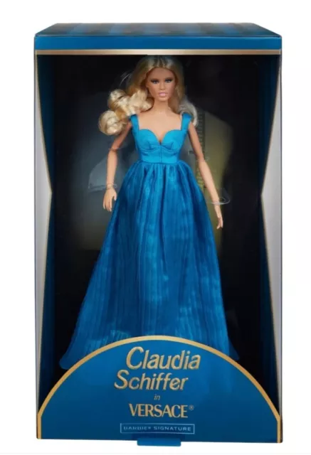 Mattel Claudia Schiffer Barbie-Puppe In Versace NEU OVP