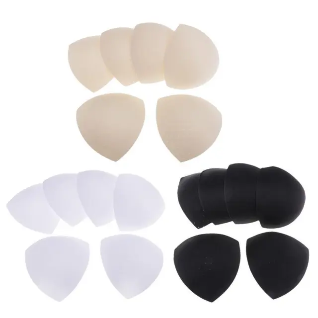 3 Pair Triangle Women Bra Inserts Pads For Removable Sports