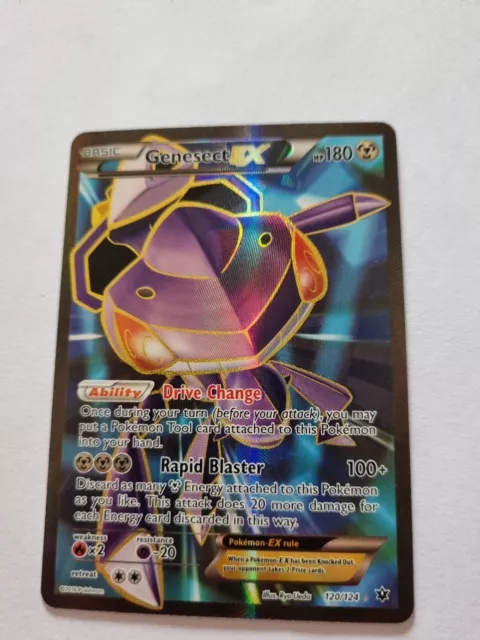  Pokemon - Genesect-EX (64/124) - XY Fates Collide - Holo : Toys  & Games