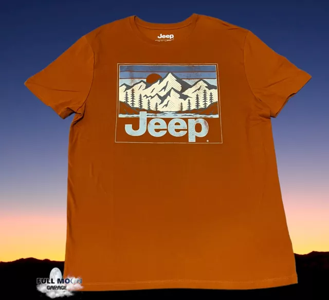 New Jeep Wrangler 4x4 Overland Burnt Orange Mens Vintage T-Shirt
