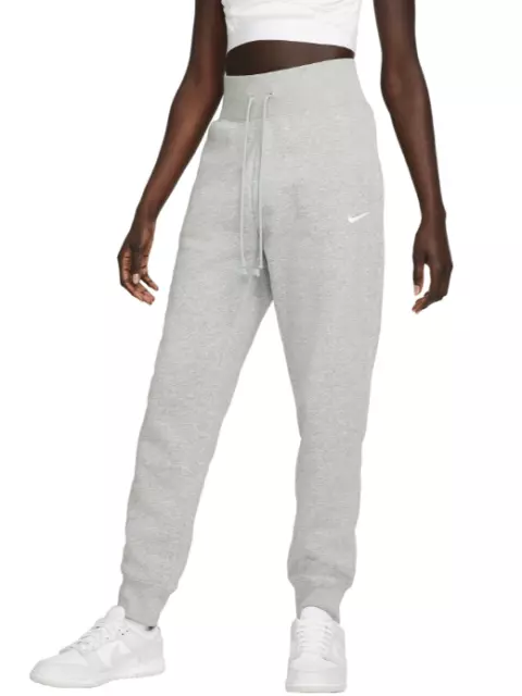 Nike Women's Sportswear Phoenix Fleece High-Waisted Joggers Grey Size M