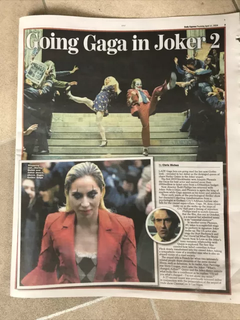 Lady Gaga  Cuttings/Clippings Uk Newspapers 2024