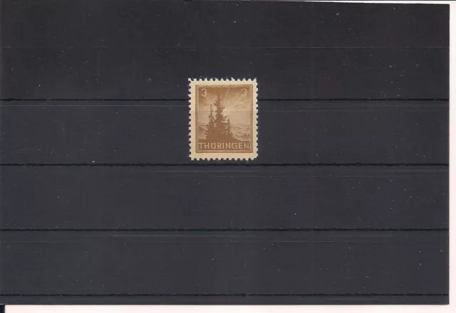 Briefmarken SBZ Thüringen 92 AYyy** BPP geprüft seltene Marke