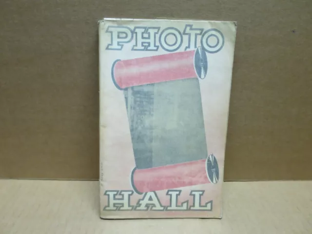 PHOTOGRAPHIE catalogue publicitaire illustré PHOTO HALL 1938
