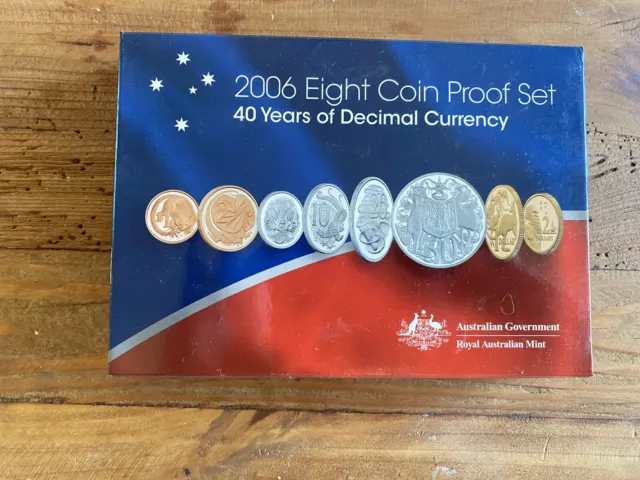 Royal Australian Mint 2006 40 Years of Decimal Currency Proof Coin Set