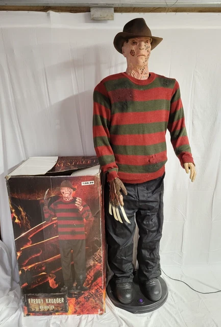 Gemmy Freddy Krueger Animatronic. Spirit Halloween. Tested And Working.