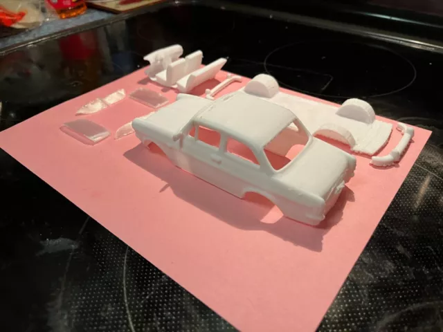 3D printed 61 VW Notchback Model Kit