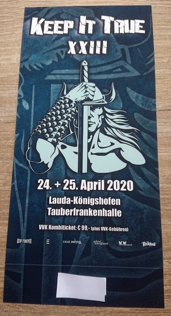 Keep It True XXIII 21.+22.04.2023 - TICKET