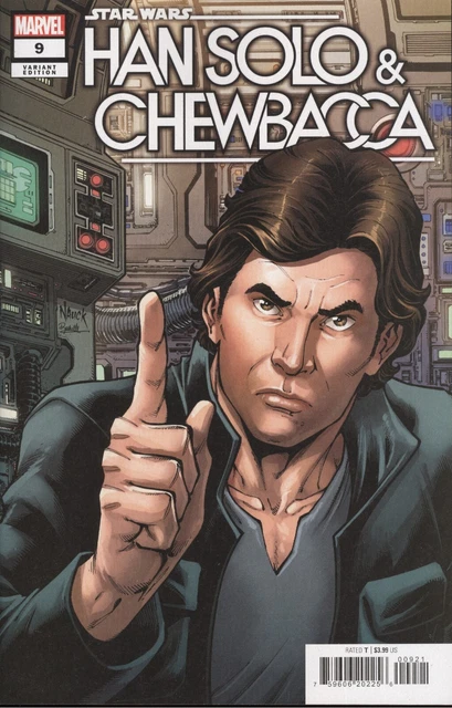 Star Wars Han Solo Chewbacca #9 Nauck Variant Vf/Nm Marvel Hohc 2023
