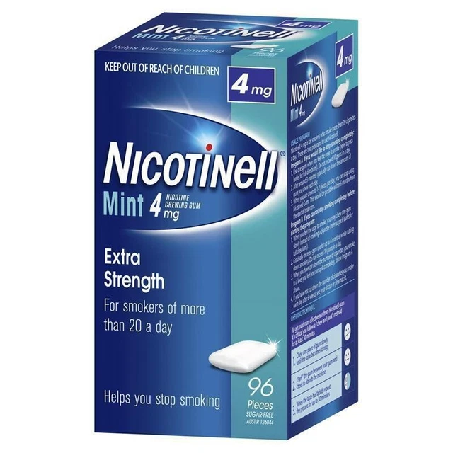 Nicotinell Kaugummi 4 mg neuwertig 96 | Nikotinkaugummi