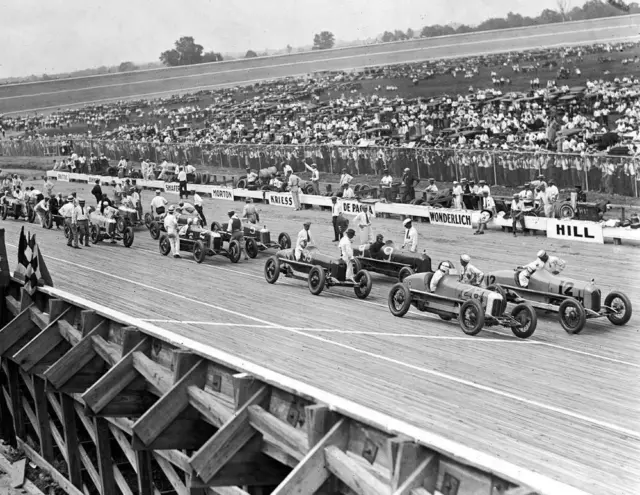 1925 Laurel Race Track Maryland Old Vintage Fast Car Photo 8.5" x 11" Reprint