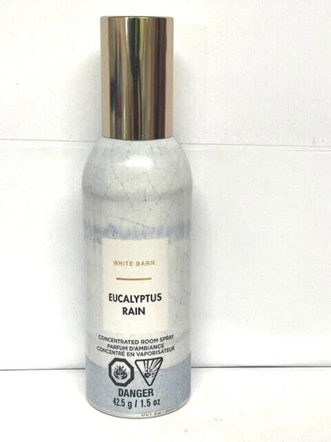 Bath & Body Works Eucalyptus Rain Concentrated Room Spray 1.5 oz White Barn