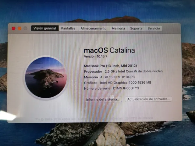 Apple MacBook Pro 13.3" (500GB HDD, Intel Core i5 3.ª generazione, 2.5 GHz, 4GB