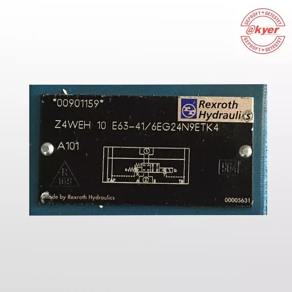 Rexroth Z4H 10 E63-4X/6EG24N9ETK4 Valvola di intercettazione