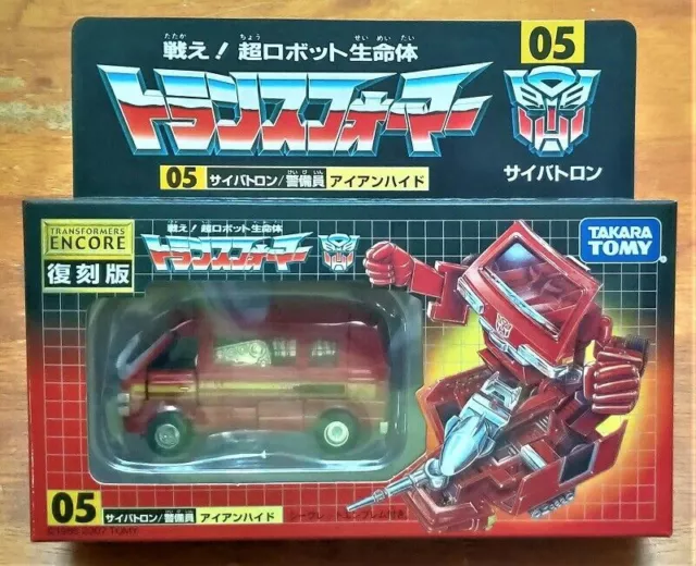 Transformers Encore 05 Ironhide G1 Takara Tomy Versiegelt Neu