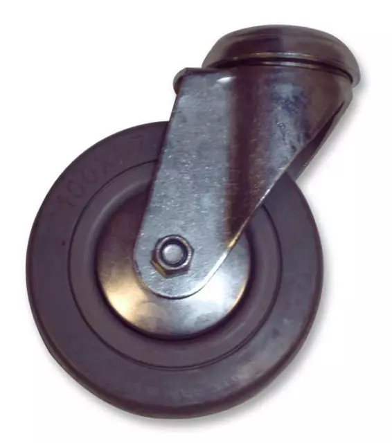 Swivel Rubber Castor 125Mm, Carrying Capacity 100Kg, Wheel Diameter For Keystone