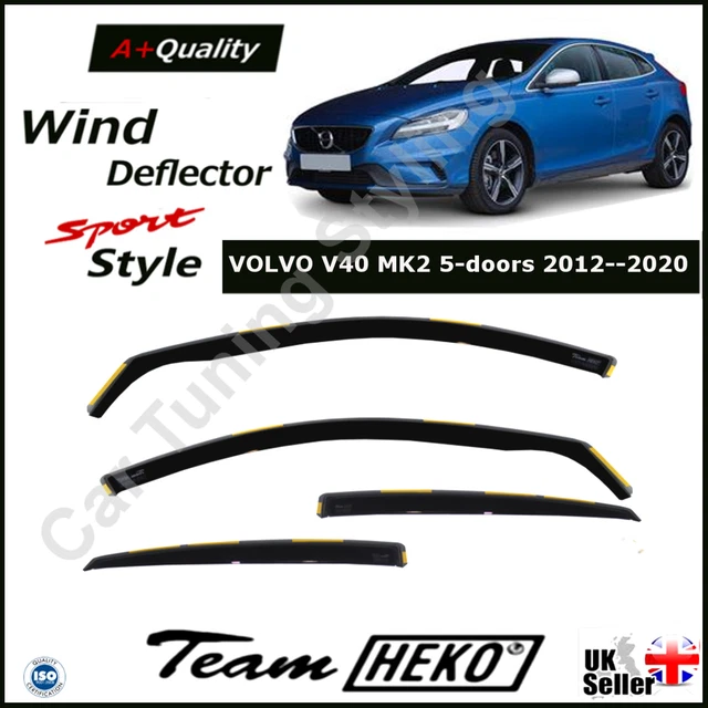 Deflectores De Viento Para Volvo S40 I (1995-2004) - Protección Contra Lluvia, Reducción De Ruido, Fácil Instalación