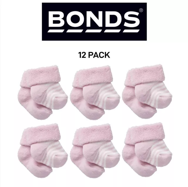 Bonds Baby Wondersock Super Soft Cotton and Durable Comfy 12 Pack R6289T