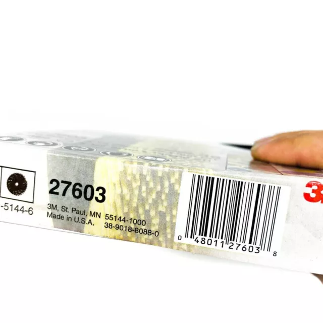 3M Scotch Brite 27603 Ceramic 6 in x 1/2 in 36 Grit Radial Bristle Brush NEW!!!