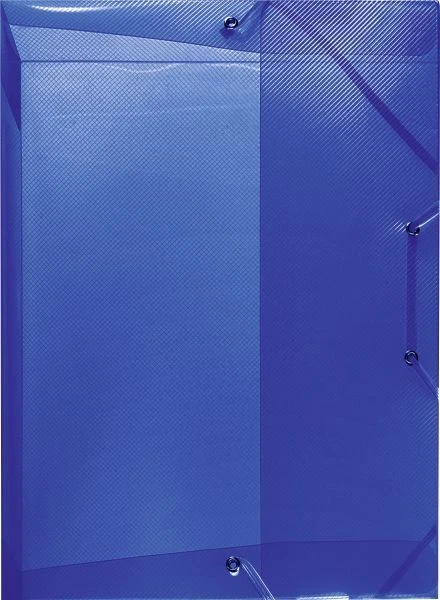 herlitz Heftbox A4 blau, 2 Gummizüge, Rückenbreite 4 cm Schreibwaren