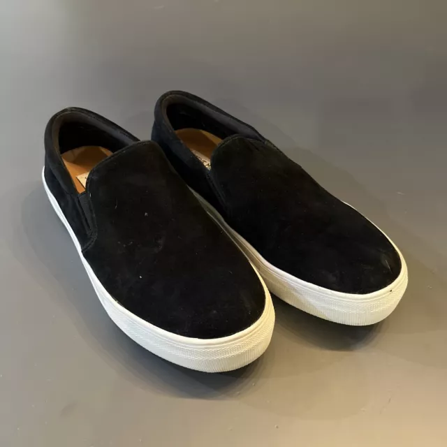 Steve Madden Womens Slip On sneakers Black Suede Size 7