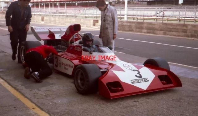 Photo  Don Wood In The Pitlane While His F1 Surtees Ts9B/006-Dfv Hscc Silverston