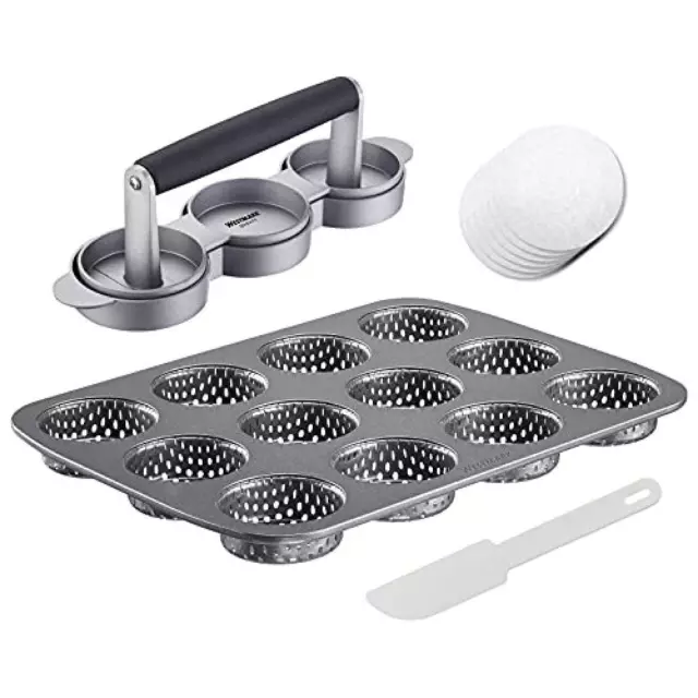 Westmark 622322E7 4 Pezzi. Set per Hamburger Mini, Alluminio, Nessuna indicazion