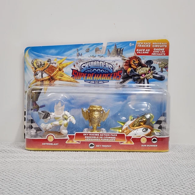 SKYLANDERS Superchargers SKY RACING Action Pack Astroblast SKY TROPHY Sun Runner