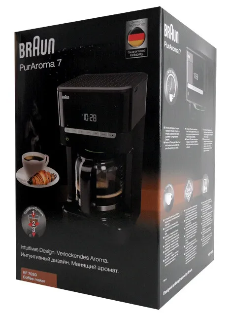 Braun Kaffeemaschine PurAroma 7 Filterkaffeemaschine schwarz KF 7020