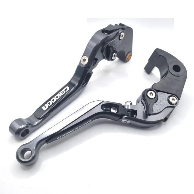 Adjustable Clutch & Brake Lever Set For Honda CB125 R Neo 2018-2025 – Black/Grey – 2 Pieces