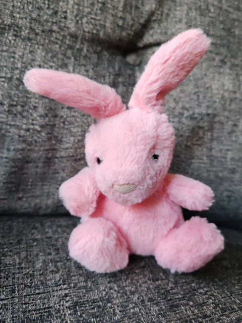 JELLYCAT PINK POPPET Bunny (Rare and Retired) £22.00 - PicClick UK