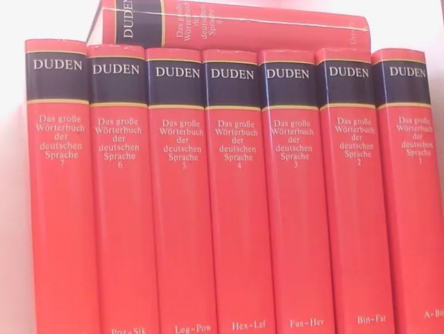 Duden. Das grosse Wörterbuch der deutschen Sprache: Duden. Das große Wörterbuch