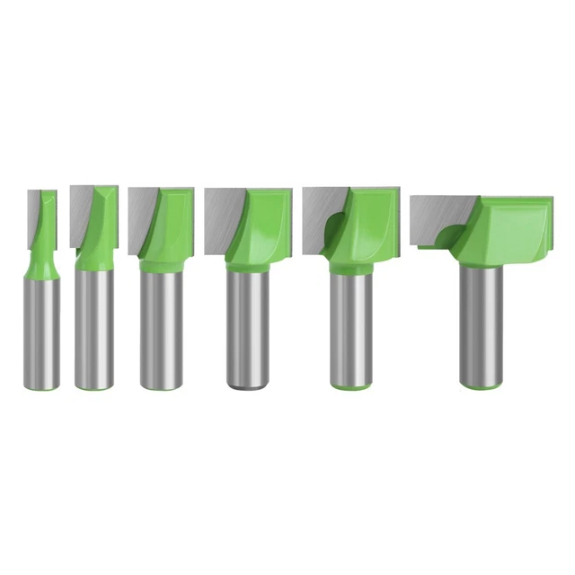 Bits de routeur 1 pièce 12,7 mm tige de gravure inférieure de nettoyage pour l