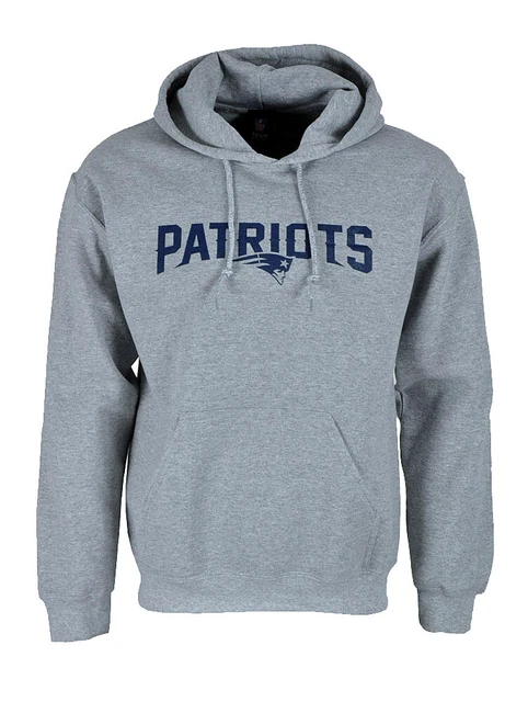 NFL Football Hoodie Sweatshirt Kapuze New England Patriots grau Gr S Hoody