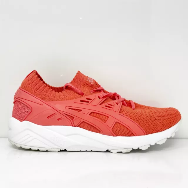 Asics Mens Gel Kayano Trainer Knit H7N1N Orange Running Shoes Sneakers Size 8