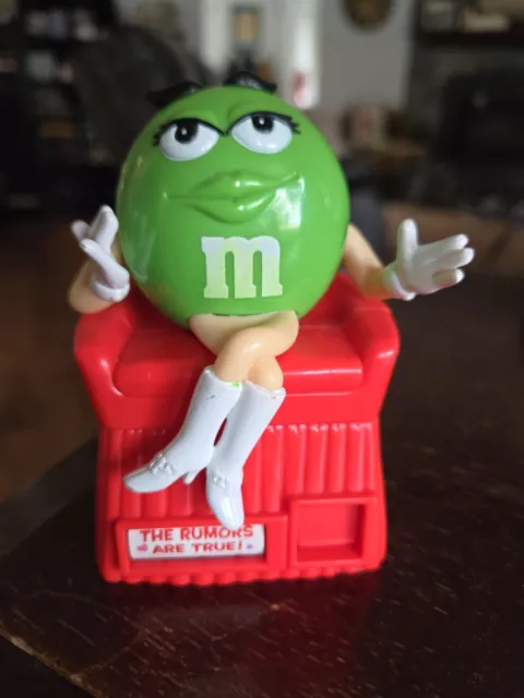 Green M&M Candy Dispensers Used