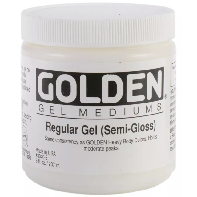 GOLDEN ACRYLIC : Regular Gel SEMI GLOSS : 236ml : 473ml : 946ml