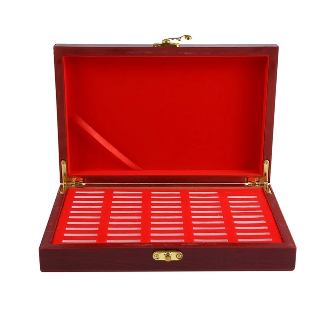 50 StüCke MüNz Schutz Display Box Aufbewahrungs Koffer Halter Runde Box GedeQ5P2