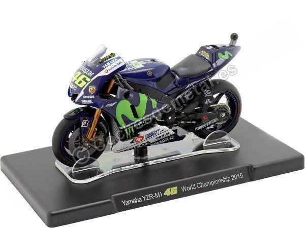 2015 Yamaha YZR-M1 Nº46 Valentino Rossi MotoGP 1:18 Editorial Salvat ROSSI1002