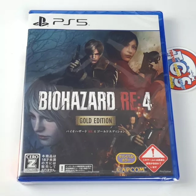 BioHazard RE: 4 [Gold Edition] PS5 Japan New (Multi-Language) Resident Evil Capc